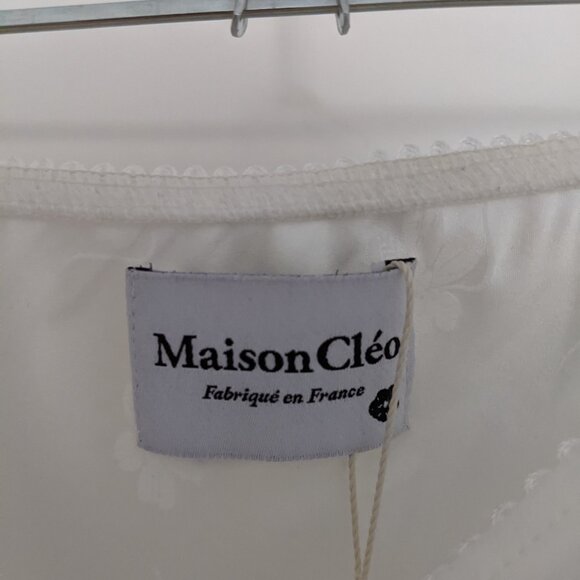 Maison Cleo White Silk Midi Skirt - Picture 4 of 7